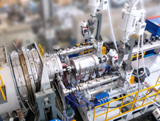 LSP-1600 HDPE Three layer Solid Pipe Coextrusion Line