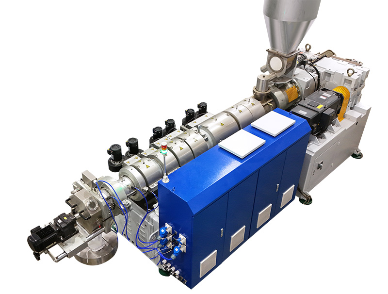 Parallel twin screw extruder